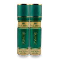 Royal Mirage 200ml Body Spray Jasmine Pack of 2