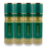 Royal Mirage 200ml Body Spray Jasmine Pack of 4