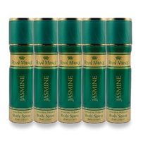 Royal Mirage 200ml Body Spray Jasmine Pack of 5