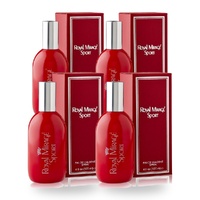 Royal Mirage 120ml Eau De Cologne EDC Spray Sport Pack of 4