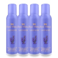 Royal Mirage 200ml Body Spray Lavender Pack of 4
