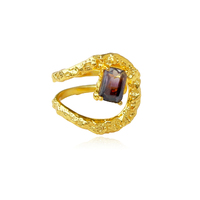 Culturesse Eldora Artsy Wrap Open Ring (Gold Vermeil) 