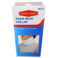 Surgical Basics Foam Neck Cervical Collar Support Brace Medium 37.5-47cm
