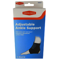 Surgical Basics Adjustable Neoprene Ankle Support
