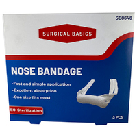 Surgical Basics EO Sterilized Nose Bandage One Size Fits Most 3 Piece