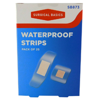 Surgical Basics Waterproof Wound Strips Pack of 25