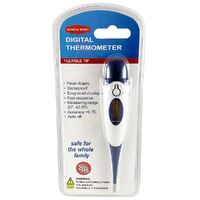 Surgical Basics Flexible Tip Digital Thermometer with Case
