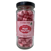 Scott Bros Candy Vintage Musk Tiny Tots Boiled Sweets Jar 155g Aust Made