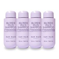 NAK Signature Blonde Plus Shampoo 350ml Pack of 4