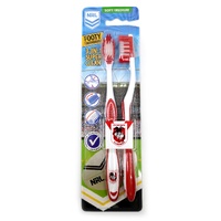 NRL St George Illawarra Dragons Toothbrushes 2 Pack
