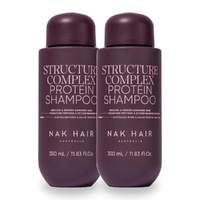 NAK Signature Structure Complex Protein Shampoo 350ml Pack of 2