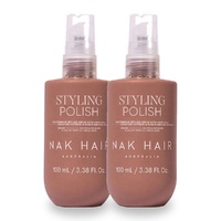 NAK Signature Styling Polish 100ml Pack of 2