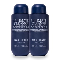 NAK Signature Ultimate Cleanse Shampoo 350ml Pack of 2