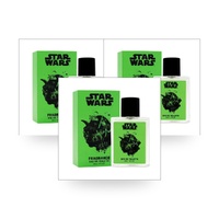 Star Wars Legacy Collectors Yoda Fragrance Eau De Toilette EDT 50ml Pack of 3