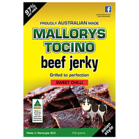 Mallorys Tocino Sweet Chilli Beef Jerky 100g