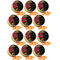 Simpkins Butterscotch Drops 12 x 200g Tins Traditional British Travel Sweets