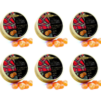 6 x Simpkins Butterscotch Flavoured Drops 200g Tin Sweets Candy Lollies