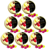 Simpkins Lemon Sour Cherry Drops 8 x 200g Tins Traditional British Travel Sweets