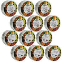 Simpkins Sugar Free Mixed Fruit Drops 12 x 150g Tins No Sugar Travel Sweets