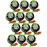 Simpkins Sugar Free Tropical Fruit Drops 12 x 175g Tins Gluten Free Sweets