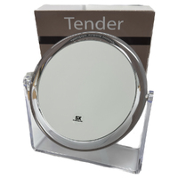 Tender 16cm Double Sided Mirror Standard and 5 x Magnification with Stand 