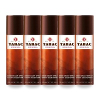 Tabac Original Deodorant Spray 200ml Pack of 5