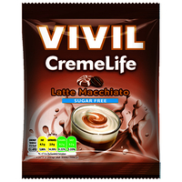 Vivil Sugar Free Creme Life Latte Macchiato Candy Sweets 60gm