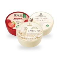 Fennel Body Butter Gift Bundle 3 x 200g – Strawberry, Vanilla Musk & Goats Milk