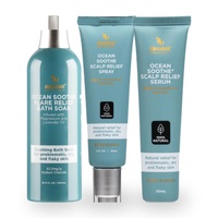 Abundant Natural Health Ocean Soothe Relief Kit – Body Soak, Scalp Spray, Serum