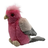 Wild Republic Galah Bird Plush Toy Stuffed Animal With Sound 17cm