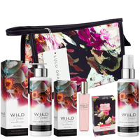 Wild Roses Perfume, Lotion & Room Spray Gift Pack with Lulu Grace Bag & Soap