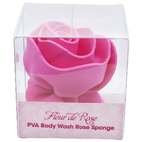 Fleur de Rose Luxury PVA Body Wash Sponge - Cerise Pink