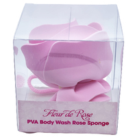 Fleur de Rose PVA Luxury Body Wash Sponge - Fuschia Pink