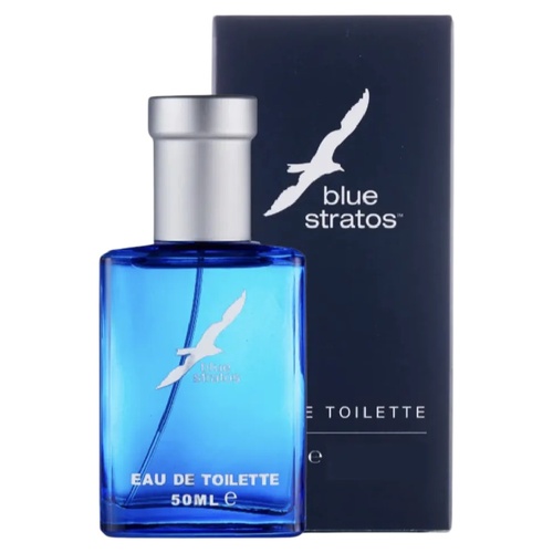 Blue Stratos Eau De Toilette 50ml Men Light Fresh Long Lasting Fragrance