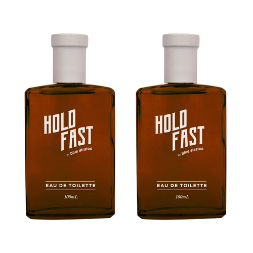 Blue Stratos Hold Fast Eau de Toilette 100ml 2 Pack