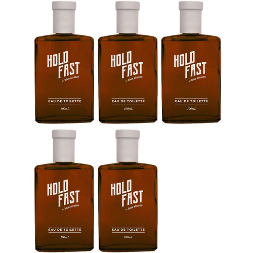 Blue Stratos Hold Fast Eau de Toilette 100ml Men Pack of 5 Long Lasting
