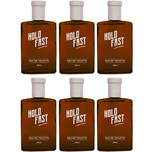 Blue Stratos Hold Fast Eau de Toilette 100ml Men Long Lasting Fragrance Pack 6