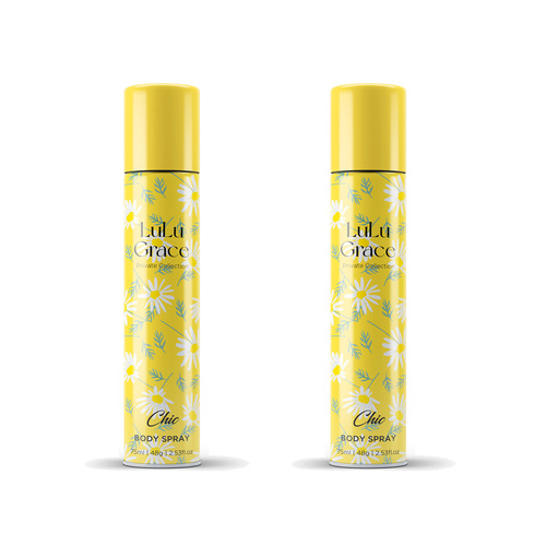 Lulu Grace Chic Body Spray 75ml Twin Pack