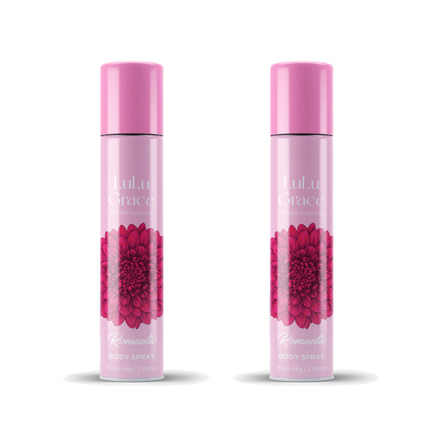 Lulu Grace Romantic Body Spray 2 Pack 75ml Each