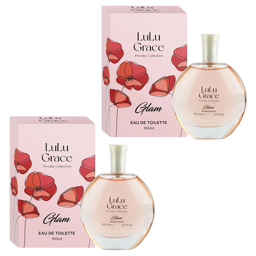 Lulu Grace Glam Eau De Toilette 100ml 2 Pack Fragrance Set