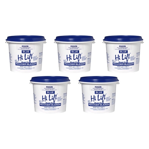 Hi Lift Blue Bleach 500g x 3 Bundle of 5