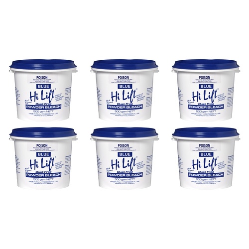 Hi Lift Blue Bleach 500g x 3 Bundle of 6