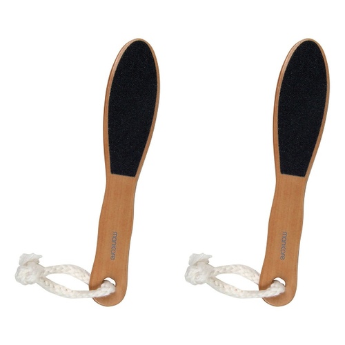 Manicare Wooden Foot File x 3 Bundle of 2