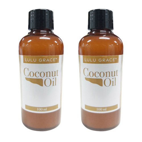 Lulu Grace Liquid Coconut Oil Skin and Hair Care 100ml Pack of 2