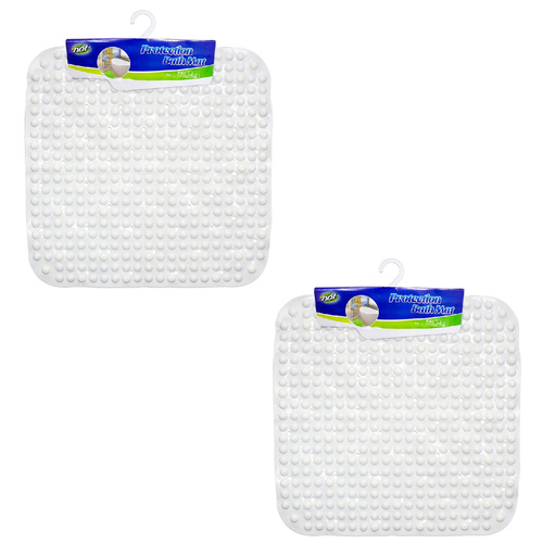 Safe Home Care Non Slip Shower Mat 50 x 50 cm Pack of 2 Washable