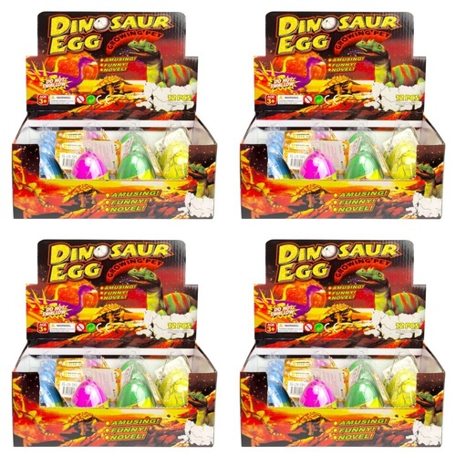 Dinosaur Egg Growing Pet Hatching Egg Counter Display of 12 Bundle of 4
