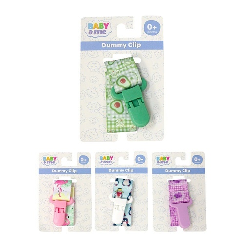 Baby & Me Dummy Clip Assorted Designs - Random Design Supplied