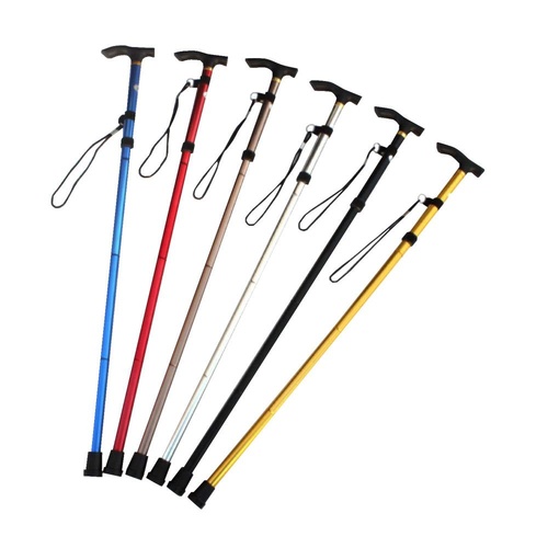 Better HomeCare Now Folding Walking Stick with Strap Assorted Colours