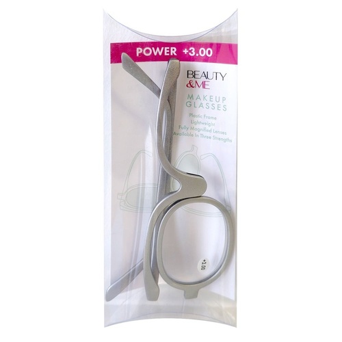 Beauty & Me Magnifying Makeup Glasses +3.00 Strength - Random Colour Supplied