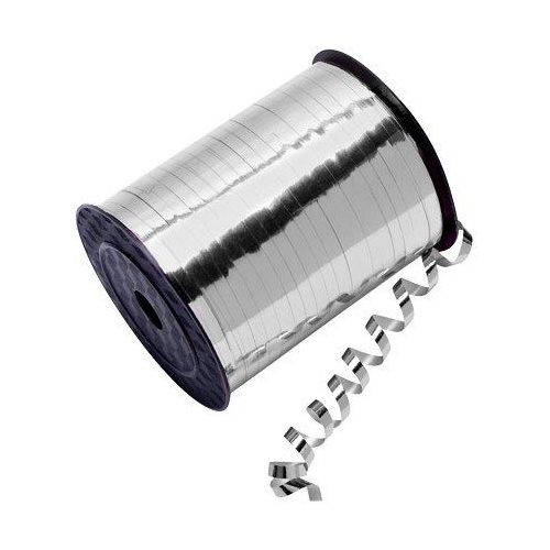 Curling Ribbon Metallic Silver 5mm x 500 Yards